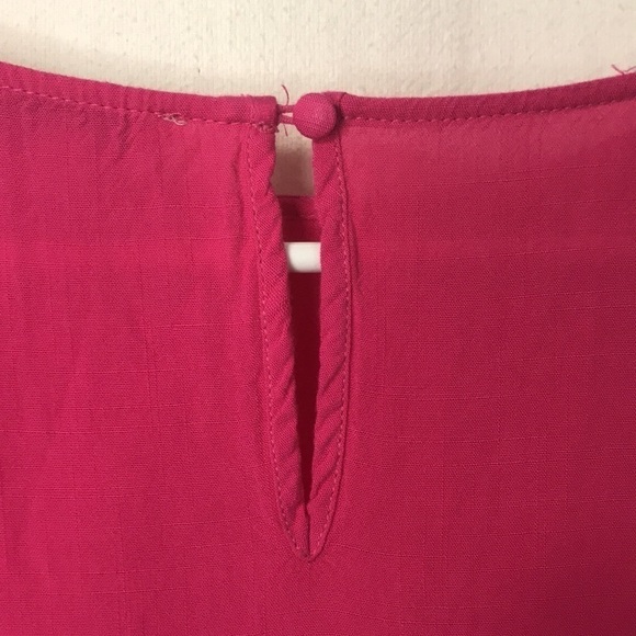 Andree by Unit Women’s Ruffle Top Pink Size L Flutter Sleeve Boho Summer Barbie - Picture 7 of 11